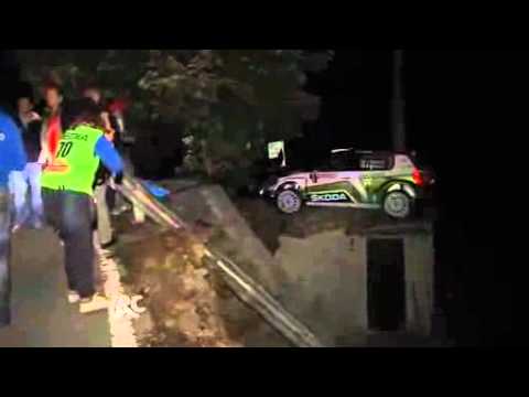 IRC Rally Sanremo 2012 - Juho Hanninen crash
