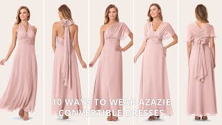 10 WAYS TO WEAR A CONVERTIBLE DRESSES