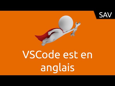 SAV VSCode est en anglais