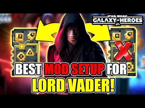 The BEST Mod Setup For Lord Vader With Dark Side Clone Troopers! | SWGoH