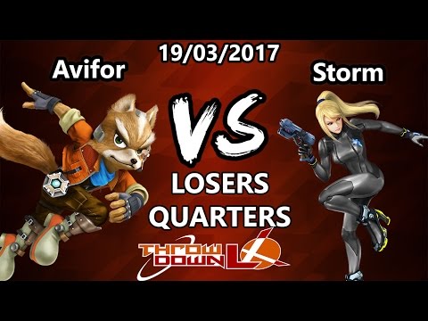 Throwdown #19 - Avifor (Fox) vs Storm (Zero Suit Samus) - SSB4 Losers Quarters
