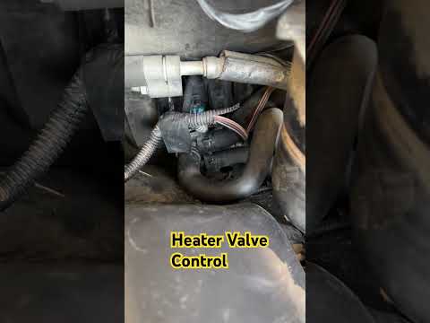 Replacing a Heater Valve Control on a GMC Envoy Xl #cars #gmc #shorts #pita