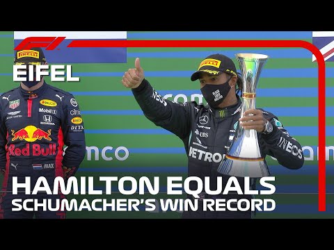 Lewis Hamilton Matches Michael Schumacher's Incredible Win Record | 2020 Eifel Grand Prix