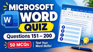 Microsoft Word Quiz | 50 Important Questions & Answers | Test Your Wor