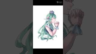 Finana Ryugu誕生日おめでとう #shorts #にじさんじ #イラスト #イラストメイキング #FinanaRyugu