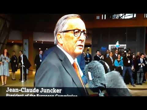"I'M SPEAKING!"  Jean-Claude Junker interrupted by journalist