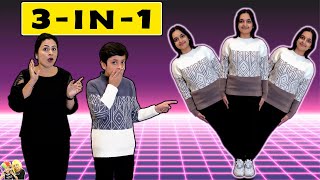 3 - IN - 1 Family Funny Challenge | Pull the String Money Ball Hopscotch | Aayu and Pihu Show