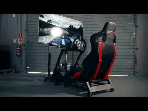 Žaidimų kėdė lenktynėms Next Level Racing GTtrack Gaming Chair video