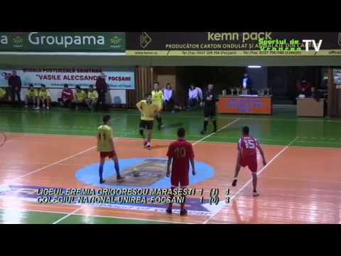SDVTV FOTBAL  LICEUL EREMIA GRIGORESCU MARASESTI - C.N.  UNIREA  FOCSANI