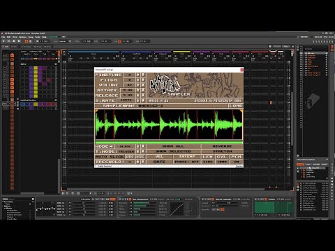 Classic 90s Jungle with renoise and Amigo Sampler VST
