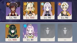 【原神】Ver.Luna VI b 螺旋12層 炎元素アタッカー辛炎キャリー＆ネフェル＋アイノのデュオで星9攻略【Genshin Impact】