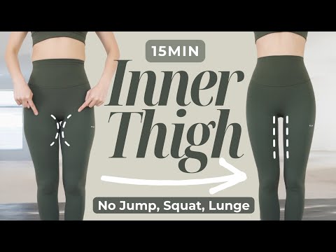 15min Inner Thighs Fat Burner (No Jump, Squat, Lunge) | Get Thigh Gap & Burn Extra Thighs Fat
