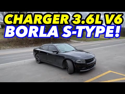 2018 Dodge Charger SXT 3.6L V6 Dual Exhaust w/ BORLA S TYPE!