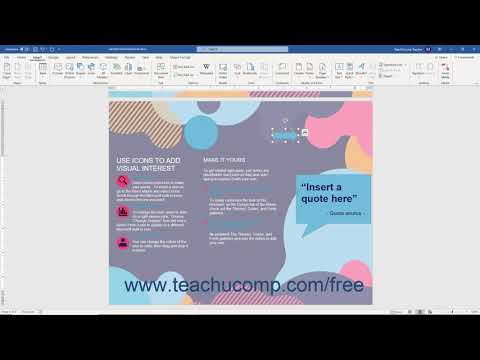 Word 2019 and 365 Tutorial Inserting Shapes Microsoft Training