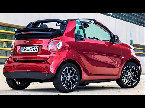 2022 Smart EQ Fortwo Cabrio - Carmine Red Metallic - Interior, Exterior, Walkaround