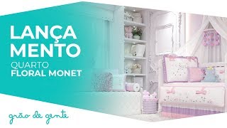 Quarto de Bebê Floral Monet - Grão de Gente