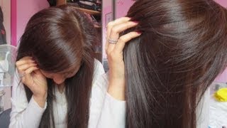 How To Dye Black Hair to Brown (without bleaching) - very light ash blonde | Emily