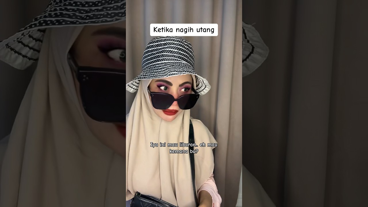 Cara jitu nagih utang🤔 #comedy #iburumahtangga #hutang #shorts