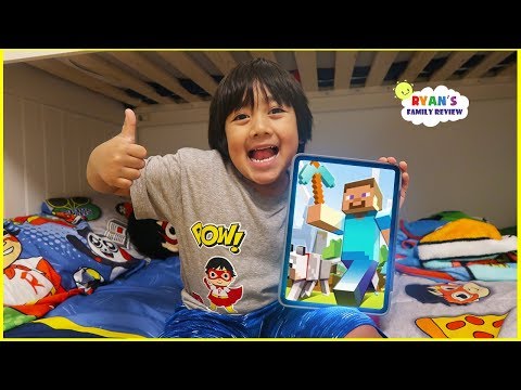 Kaji Family - What's on my iPad with Ryan! Minecraft, Tag with Ryan and kid games!
