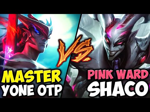 PINK WARD SHACO VS MASTER YONE ONE TRICK (WHO WINS?)