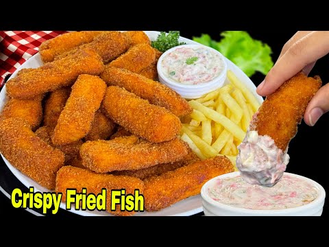 Crispy Fried Fish Recipe (with Dipping Sauce) | Crispy Fried Finger Fish❗️Original Restaurant Recipe