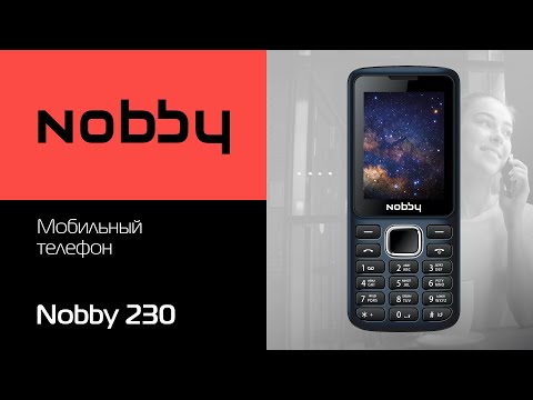 Мобильный телефон Nobby 230 черный - Видео
