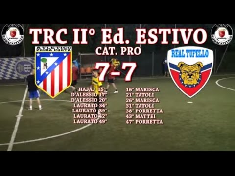 TRC - Ca5 - PRO - 9° Giornata - ATL. PRIMA PORTA - REAL TUFELLO 7-7