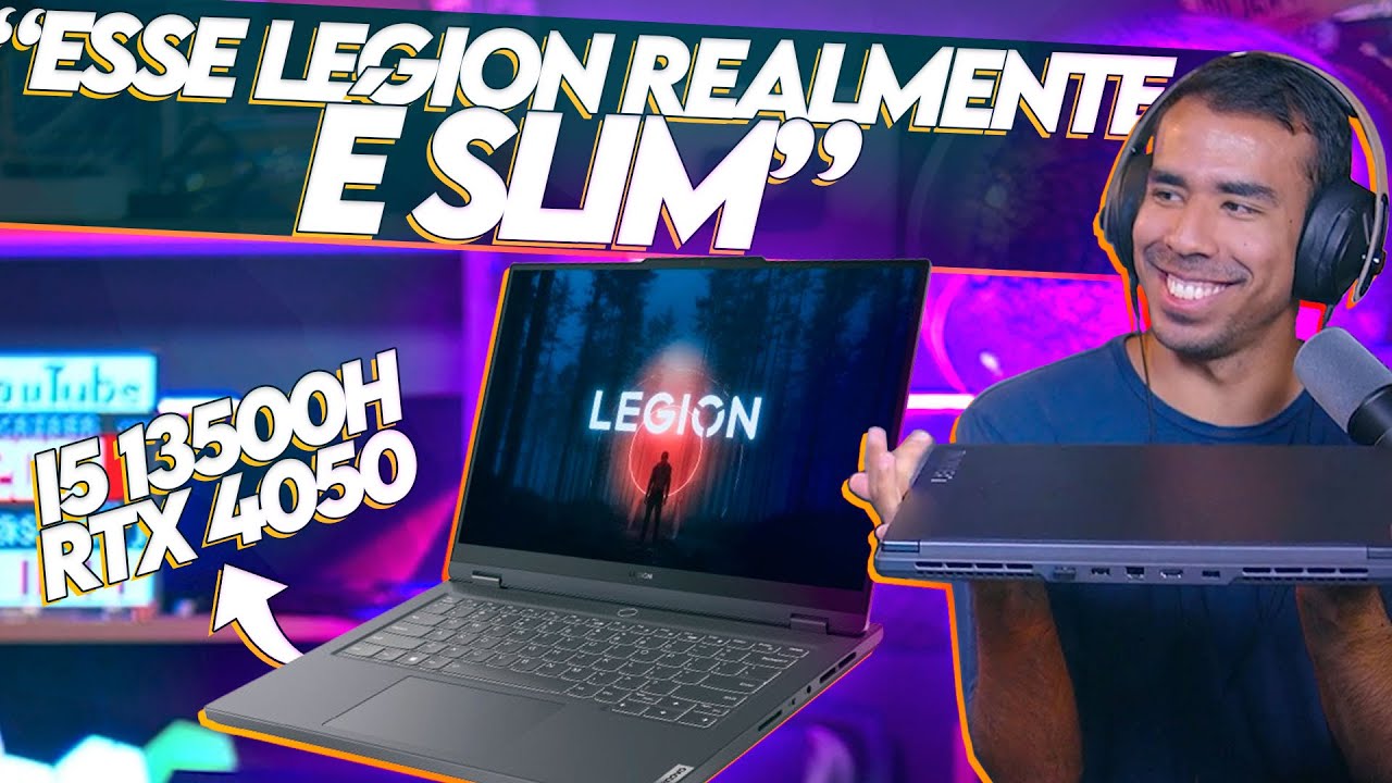 A redenção do Legion em telas? - Conhecendo o Lenovo Legion Slim 5i com RTX 4050