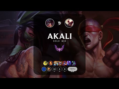 Akali Mid vs Lee Sin - EUW Master Patch 12.23