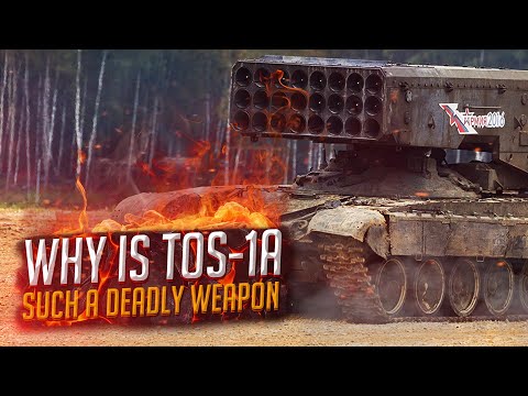 💀Terrifying TOS-1A Thermobaric Artillery Strike Recorded In Ukraine🔥