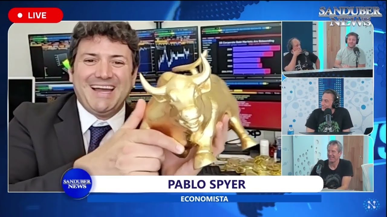 Pablo Spyer no programa de rádio argentino Sanduber News