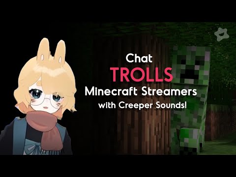 JUMPSCARING Minecraft Streamers with CREEPER NOISES | Twitch Fails