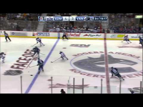NHL 2014 10 11 Edmonton Oilers vs Vancouver Canucks