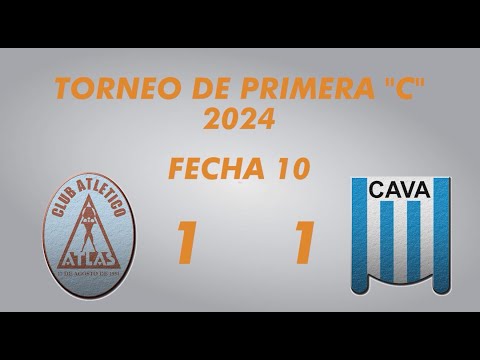 Primera "C" 2024 - Fecha 10 - Atlas 1 Victoriano Arenas 1 - Resumen