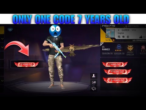 Only One Code Bio 😍 7Years Old Titel Get 🤯 || Free Fire Bio ||