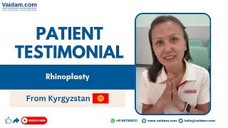 Rinoplastie de succes în Thailanda | Pacient fericit din Kârgâzstan