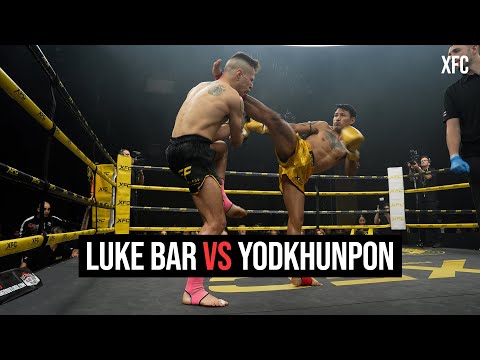 Yodkhunpon vs Luke Bar - Muay Thai Fight - XFC 2