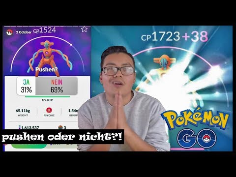 Soll ich mein Deoxys PUSHEN?! wie viel IV muss Deoxys haben Diskussion! Pokemon Go! Video