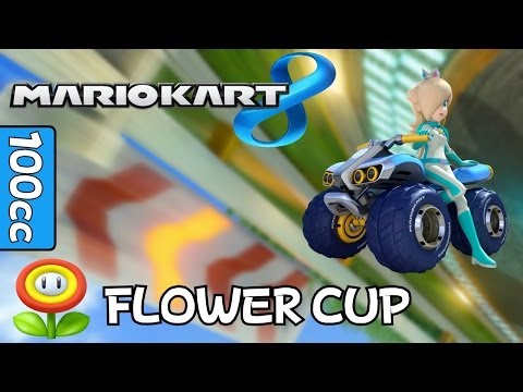 Mario Kart 8 - Flower Cup 100cc (multiplayer)