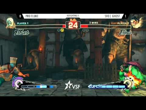 VSFighting 5: Ultra Street Fighter IV - Pro Fluke Vs SFO| Ghost