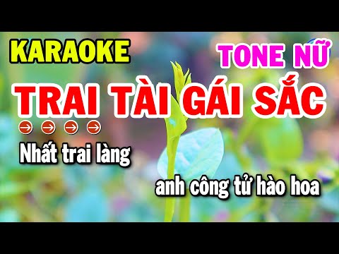 Karaoke Trai Tài Gái Sắc Tone Nữ Nhạc Sống Cha Cha Hay Nhất | Kho Nhạc Karaoke
