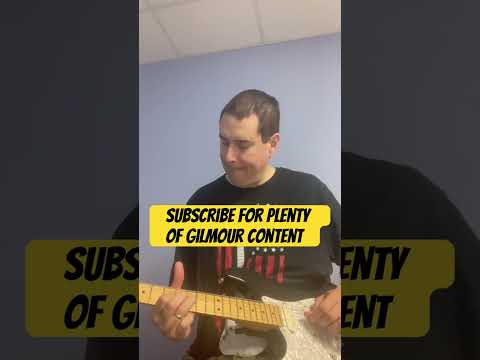 David Gilmour Bend Lesson #davidgilmour #guitar #blues #shorts