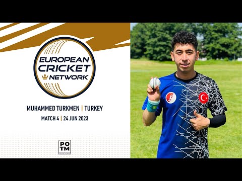 POTM: M.Turkmen - TUR vs CRO | Highlights | ECN Bulgaria T20I | 24 June 2023 | ECN23.013