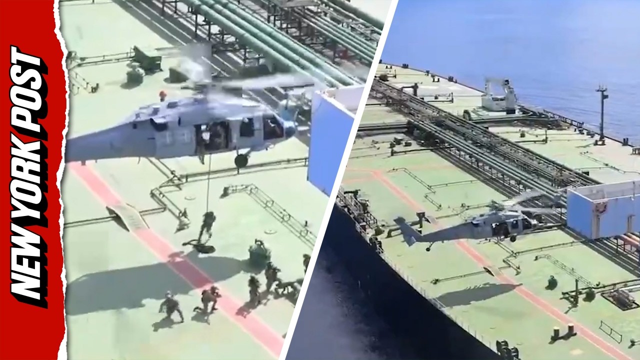 US Forces Seize Tanker Transporting Iranian Oil in Dramatic Video