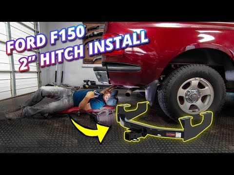 Ford F150 F250 and F350 CURT 14355 Class IV 2" Trailer Hitch Install