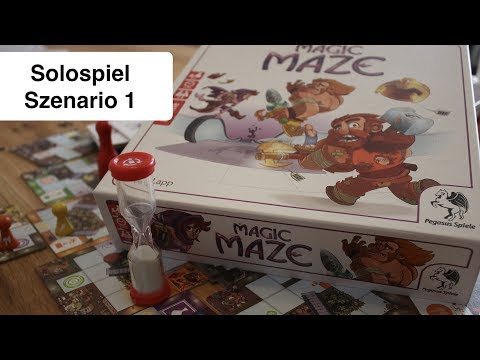 #Let's Play Solo - Magic Maze Solospiel - Szenario 1 - Nominiert zum Spiel des Jahres 2017