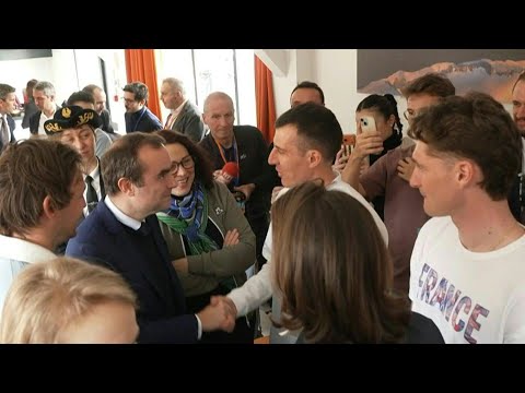 Video Thumbnail: French PM meets 2026 Winter Olympics delegation as Milan Games close | AFP