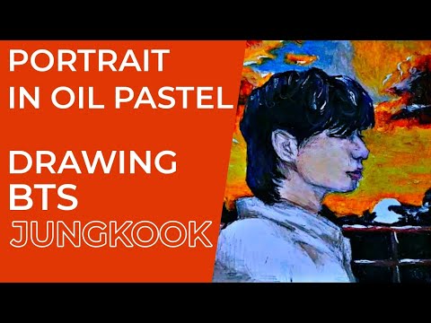 Oil Pastel Perfection: The Essence of Jungkook | Art by Mira