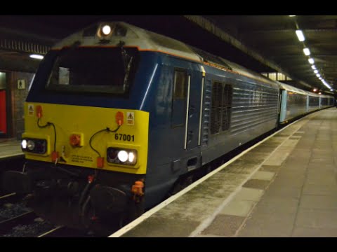 #456: *1 Tone* Arriva Class 67001 & 82308 passes Colwyn Bay (15/12/14)