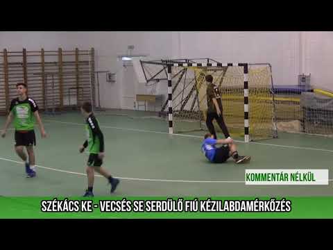 Székács KE -  Vecsés SE serdülő fiú kézilabdamérkőzés 2017.12.09.
